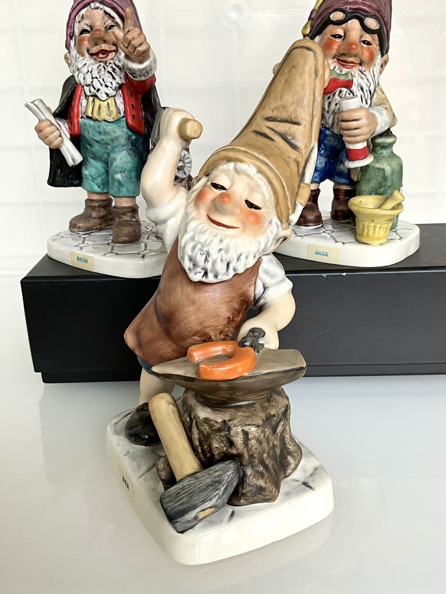 Set Of 4 Goebel CO-BOY Gnome Figurines Tradesmen Collection-West