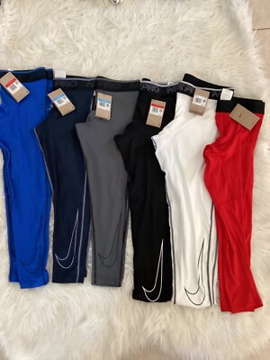 1 NIKE PRO MEN's DRI-fit Compression 3/4 tights DD1919 $32