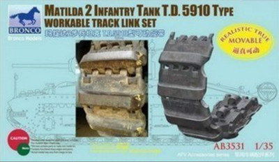 Bronco AB3531 1/35   Matilda 2 Infantry Tank T.D.5910 Type Workable Track Links