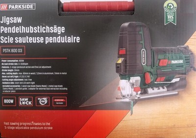 PARKSIDE PSTK 800 D3 Pendelhubstichsäge Pendelhub Stichsäge LED Arbeitsleuchte