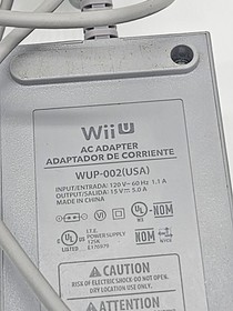 OEM OFFICIAL Nintendo WiiU Wii U Wii-U AC Adapter Power Supply WUP-002 USA