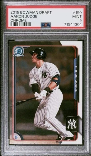 2015 Bowman Chrome Draft Aaron Judge #150 PSA 9