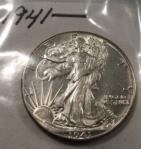 New Listing1941 Walking Liberty Silver Half Dollar