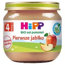 4062300394001 HiPP BIO od pokoleń, Pierwsze jabłko, po 4. m-cu, 80 g Hipp Polska