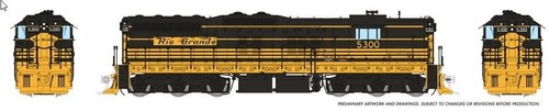 Rapido Trains 50607 EMD SD7 "Denver and Rio Grande Western" #5303 | Condition: Neu