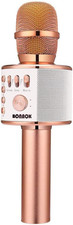 Wireless Bluetooth Karaoke Microphone,3-In-1 Portable Handheld Karaoke Mic Speak