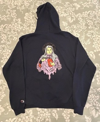 Griselda DSGN Westside Gunn Rapper Champion  Hoodie Red 187 Size Medium