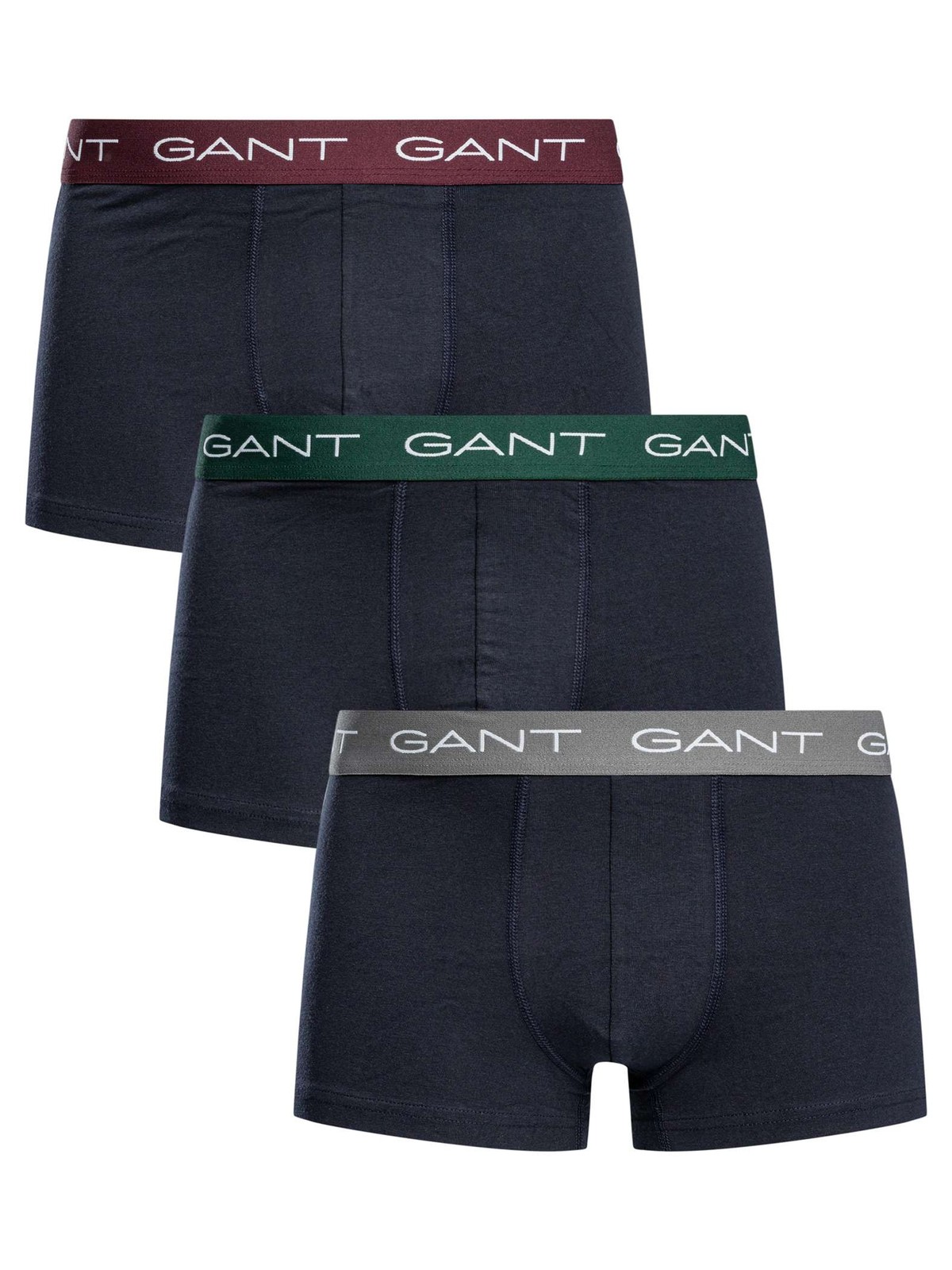 GANT 3 Pack Trunks, Evening Blue - 3XL