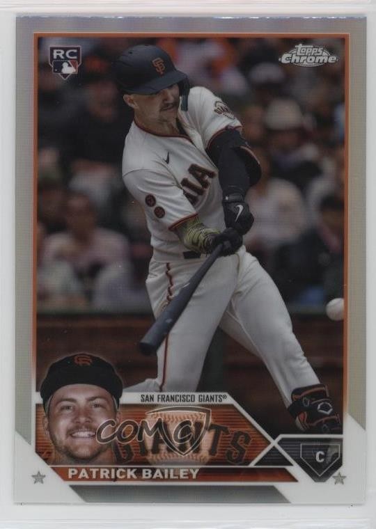 2023 Topps Chrome Update Refractor Patrick Bailey #USC217 Rookie RC 6u5