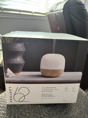 Ultrasonic Essential Oil Diffuser 3.39 Fl Oz Project 62 Modern Wood grain Design