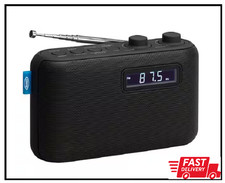 Jensen Portable AM/FM Digital Radio Auxiliary Input LCD Display with Backlight