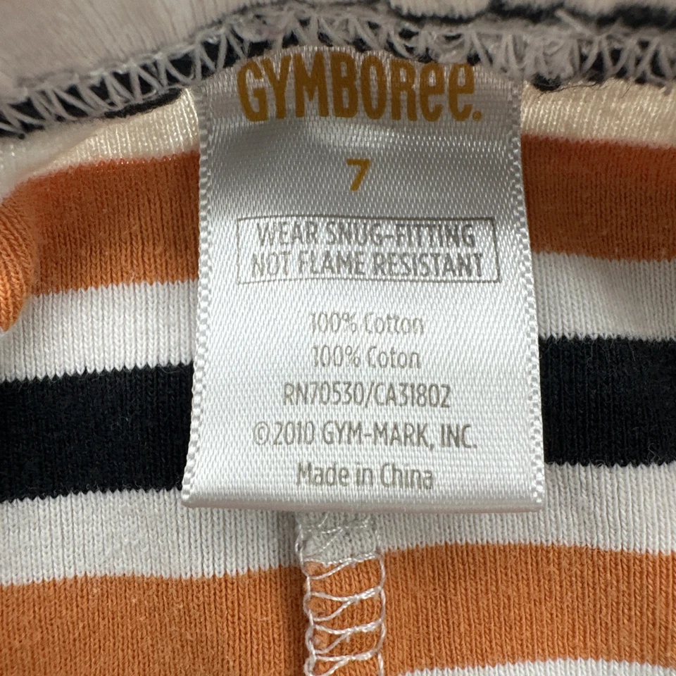 Леггинсы Gymboree для девочек размер 7 в полоску разноцветные... #23158 - Изображение 2 из 4