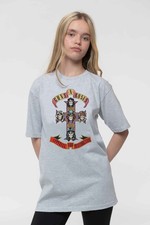 Image of Guns N Roses Kids T Shirt Appetite for Destruction Official Grey Ages 3-14yrs