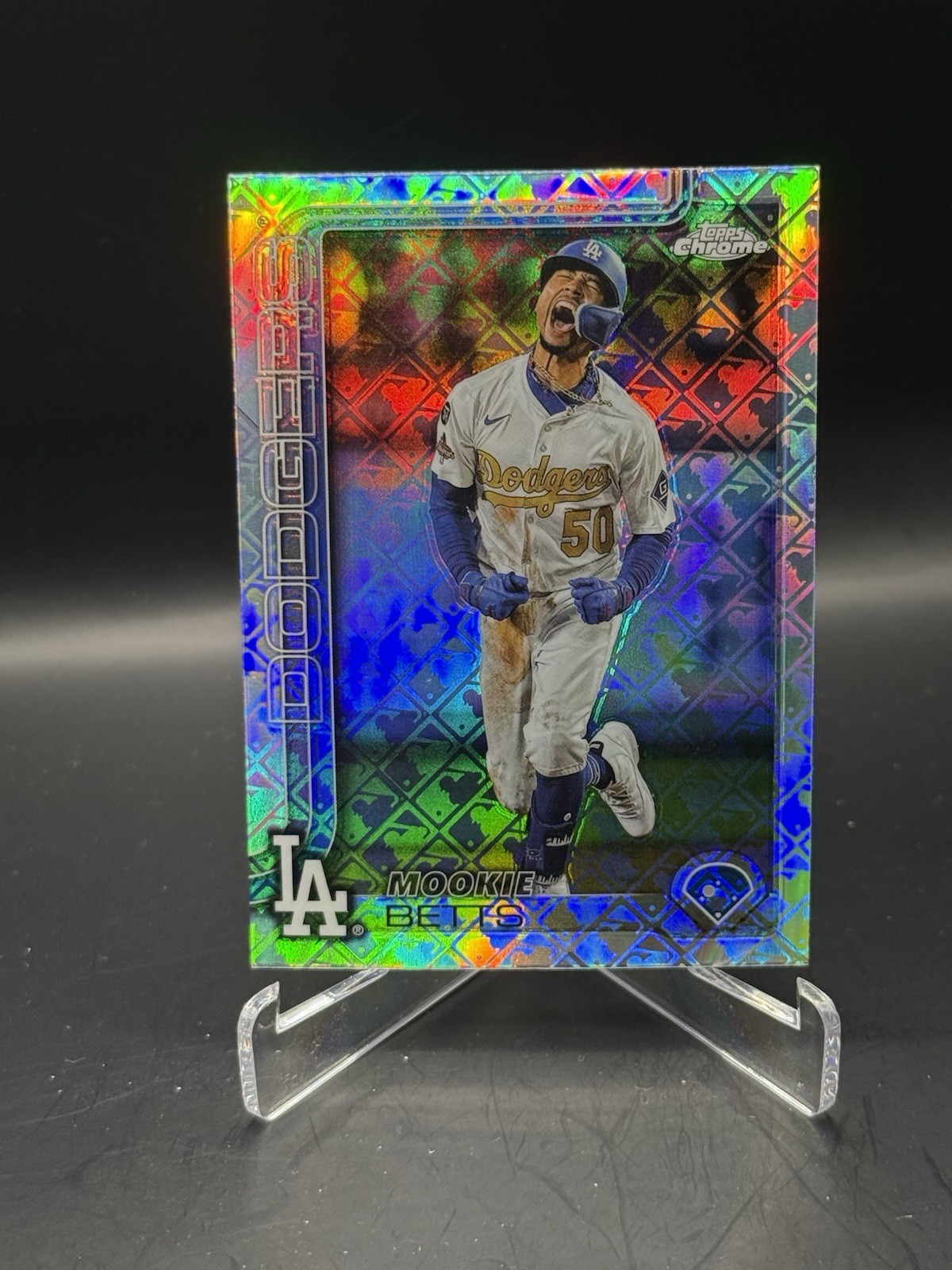 2025 Topps Chrome Logofractor Image Variation #50 Mookie Betts