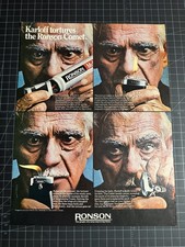 Vintage 1969 Ronson Lighters Original Advertisement