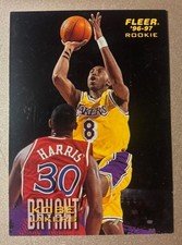 1996-97 Fleer - Kobe Bryant #203 Rookie Card Los Angeles Lakes HOF. rookie card picture