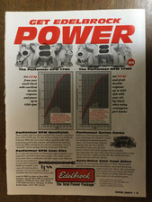 9274 Advertisement Edelbrock Total Power Package Rpm Manifolds Carburetor 9274 Advertisement Edelbrock Total Power Package Rpm Manifolds Carburetor