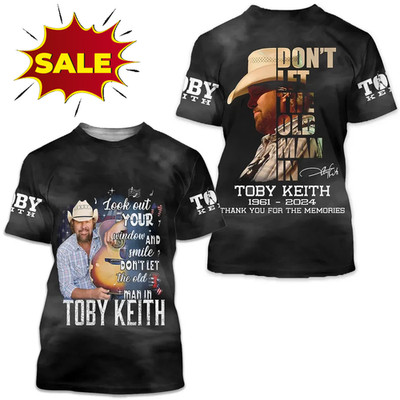 Toby Keith Don't Let The Old Man In All Size 3D T Shirt TR35