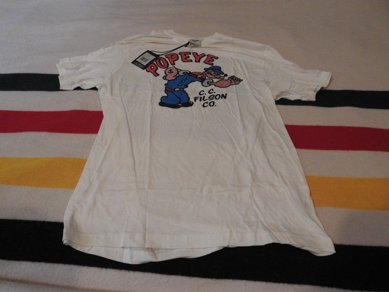 Filson X Popeye Mens T-Shirt Shirt M Medium New With Tags NWT