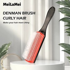 Denman 9 Row Hair Brush Large Detangling Styling Comb Curly Wet Dry US