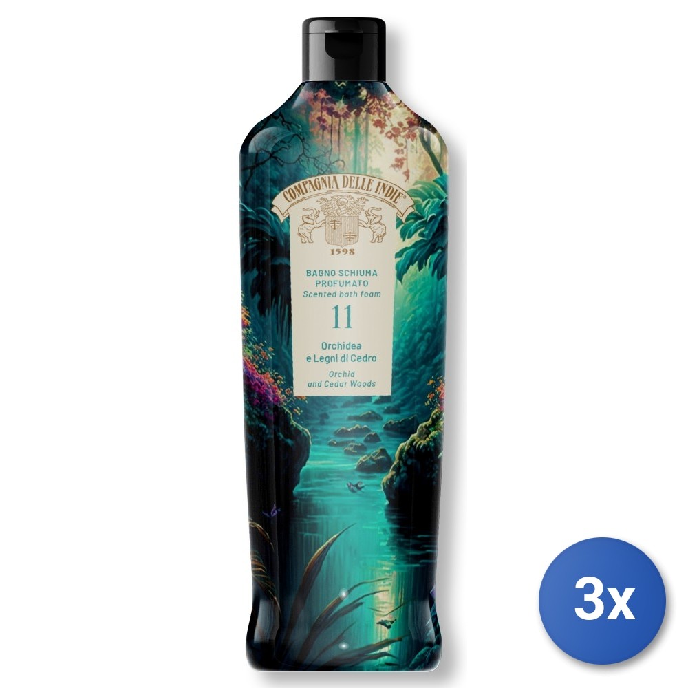 3X Company Of The Indies Bath 500 ML. 11 Orchid/Cedar