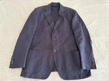 Ermenegildo Zegna Navy Blue Blazer Jacket Sport Coat Mens 44
