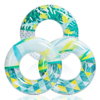 JOYIN 3 Pack Aufblasbarer Schwimmreifen mit Glitter 32 5 Zoll