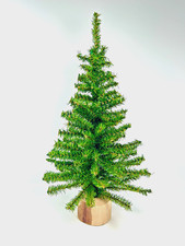 18" ARTIFICIAL CHRISTMAS TREE GREEN CANADIAN PINE MINI TABLETOP DECORATION