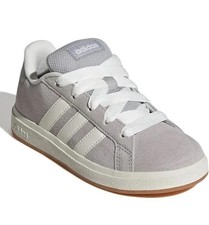 NWOB Unisex Kids Size 6.5 Adidas Grand Court 00s K Grey Sneakers JH6179