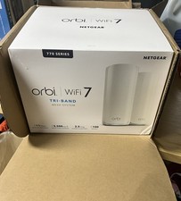 NETGEAR Orbi 770 Series Tri-Band WiFi 7 Mesh Network System 2 Pack BRAND NEW