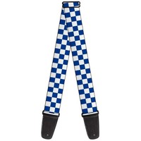 Guitar Strap - Checker Blueku/White (Us Import) Acc Neu