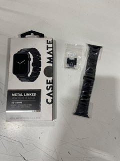 Case Mate Metal Linked Watch Band 42 44MM for Apple watch Series 1 2 3 4 5 Black