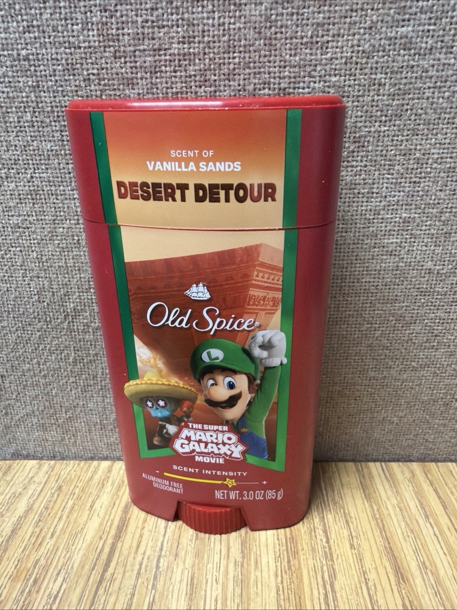 Old Spice Complete Set Mario Yoshi Luigi Deodorant 3.0 oz Super