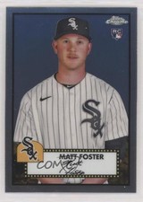 2021 Topps Chrome Platinum Anniversary Matt Foster #123 0b3