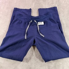 FIGS Scrub Pants Women Small Navy Blue Technical Collection Straight Leg