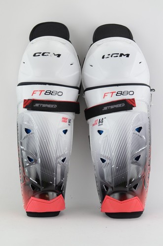 CCM Jetspeed FT 880 Ice Hockey Shin Guards Senior Size 14 (0501-9880)