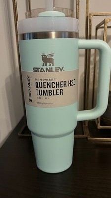 New Stanley Quencher H2.0 Tumbler Straw Cup 30oz Mint NWT IN HAND!