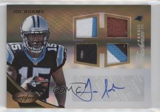 2012 Certified Freshman Fabric Mirror Gold Signatures 8/25 Joe Adams Auto 0b5