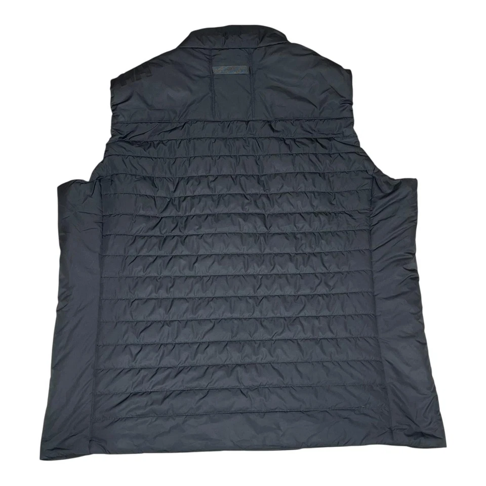 Helly Hansen 背心男式 2XL 黑色 PrimaLoft 绝缘 Puffer 全拉链口袋 — 第 3/4 张图片
