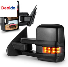Towing Mirrors for Chevy Silverado/Gmc Sierra 1500 2014 2015 2016 2017 2018 , 2
