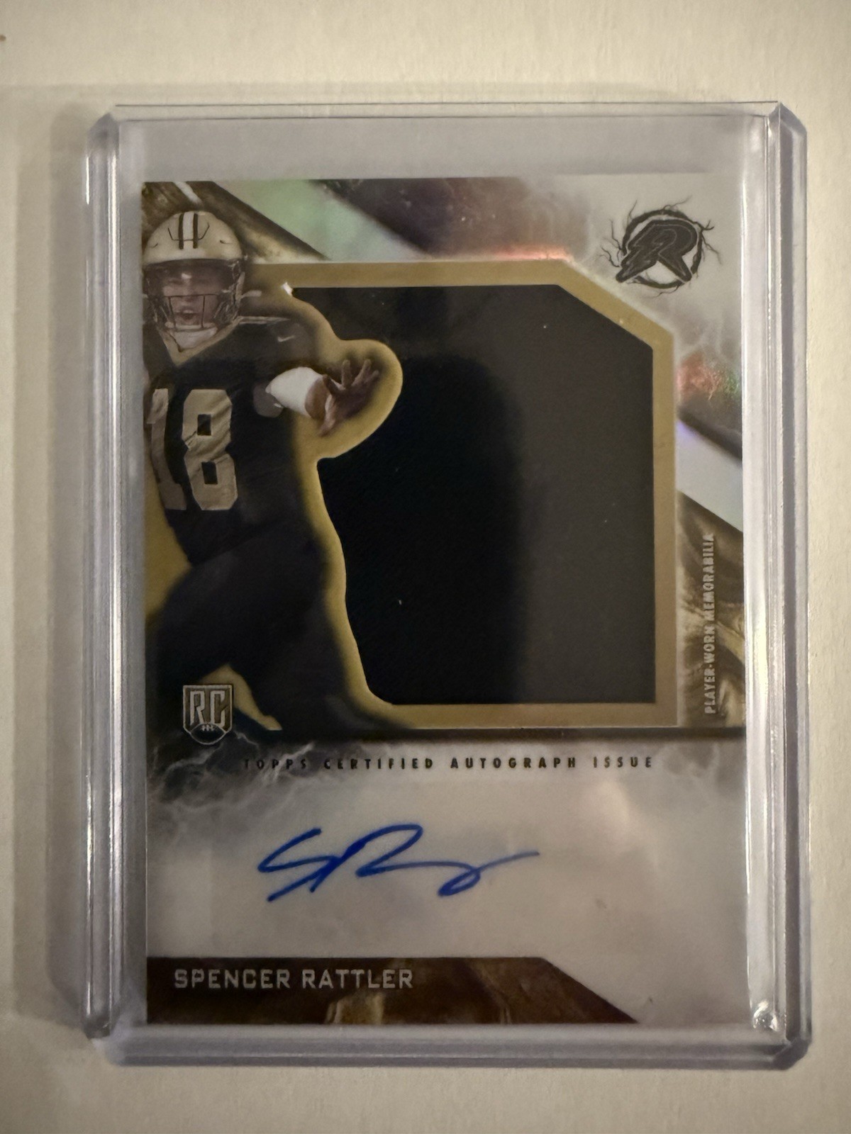 2024 Topps Resurgence - Rookie Patch Autographs Spencer Rattler #RPA-SR