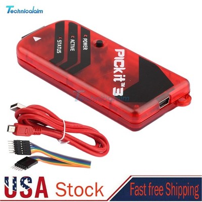PICkit2 PICkit3 Microchip Original MPLAB PIC In-Circuit Debugger Programmer US