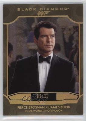 2025 James Bond Black Diamond Gold Spectrum 5/10 Pierce Brosnan as #3 ob9