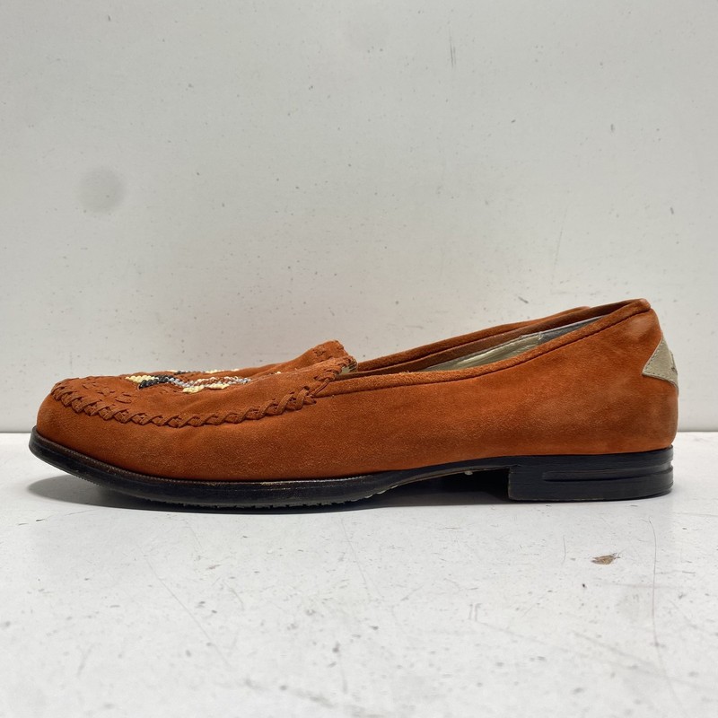Warren Edwards Rust Orange Flats Women's Size 9.5