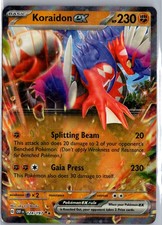 Koraidon ex - 124/197 - Scarlatto e Viola - Carta Pokemon Holo MP
