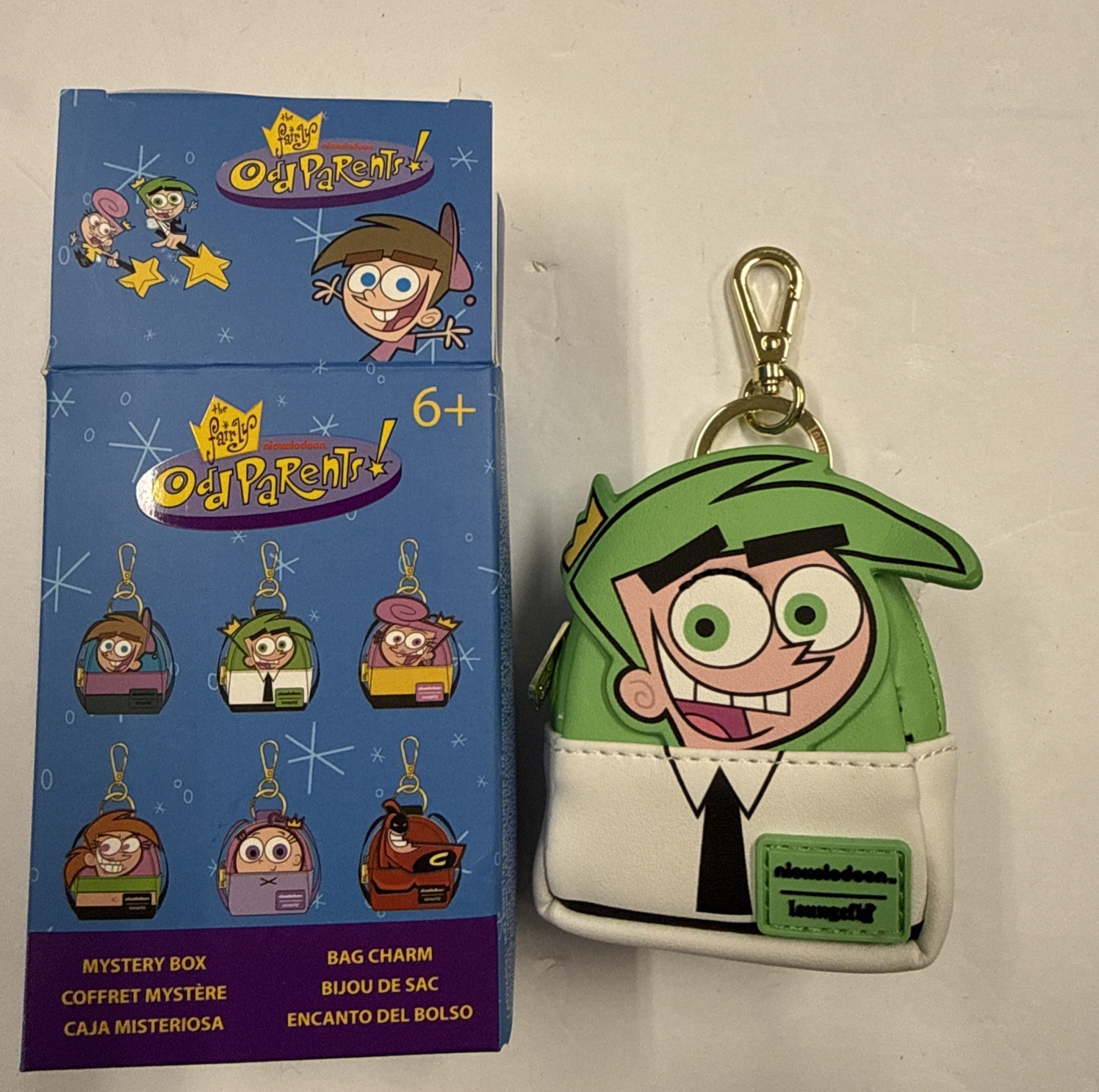 Nickelodeon Loungefly Mini Backpack Keychain Blin… - image 1