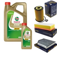 SCT Inspektionspaket 6L Castrol Titanium 5W-30 FüR Audi A4 Avant 2.0 TDI Q5