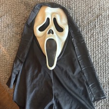 Vtg 90s Horor Scream Ghost Face Mask Fun World Div Glow in Dark Halloween 11  