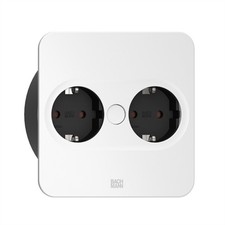 Bachmann TWIST 2 2xCEE7/3 AEH RAL9010 30GE Square Strip Power M 946.201