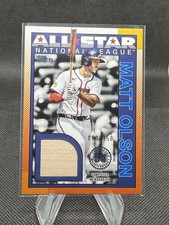 2025 Topps Series 2 Matt Olson 1990 Topps Baseball All-Stars Relic /150 #90ASRMO